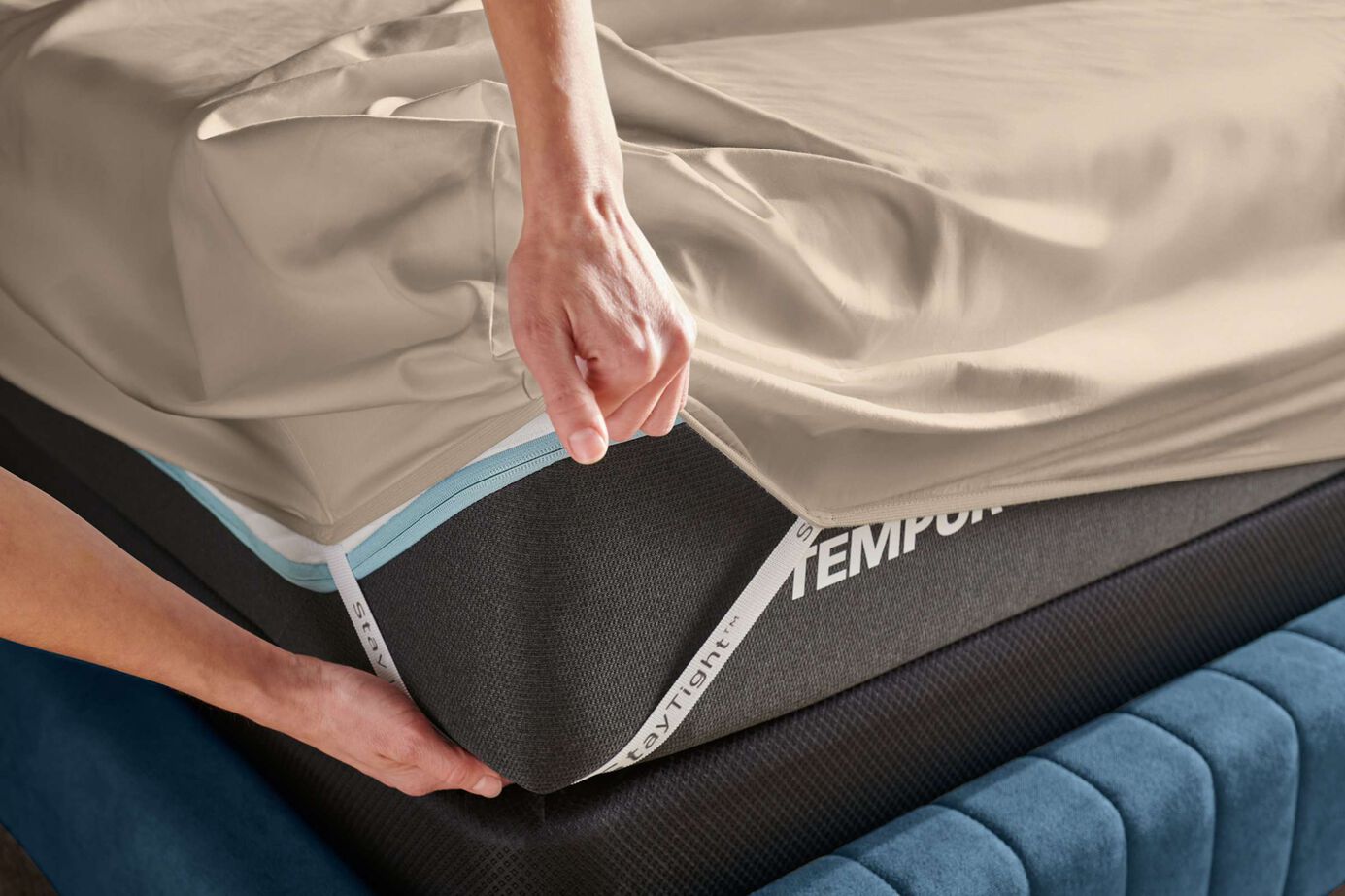 Tempur-Pedic Luxe Egyptian Cotton Sheet Set image number 2