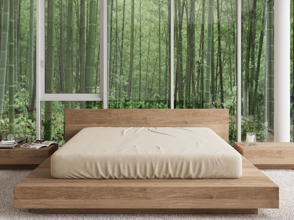 iSleep Shop Natural Bamboo Sheet Set image number 2