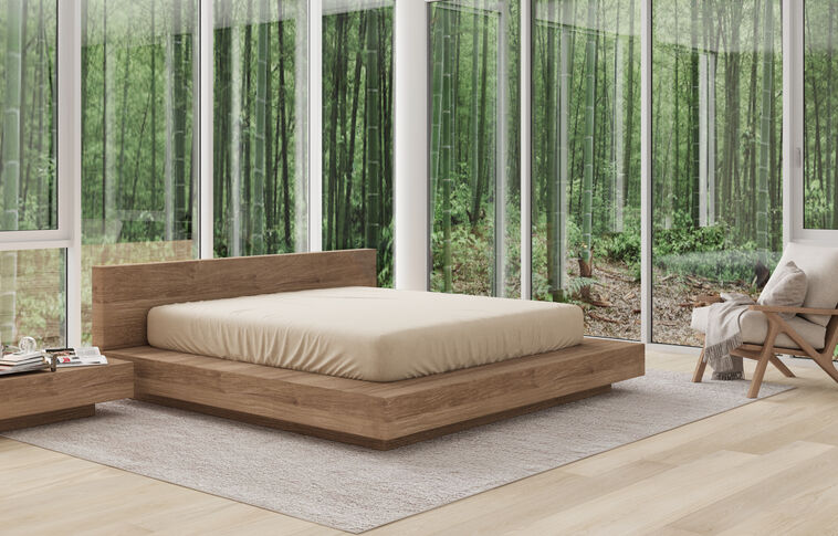 iSleep Shop Natural Bamboo Sheet Set image number 1