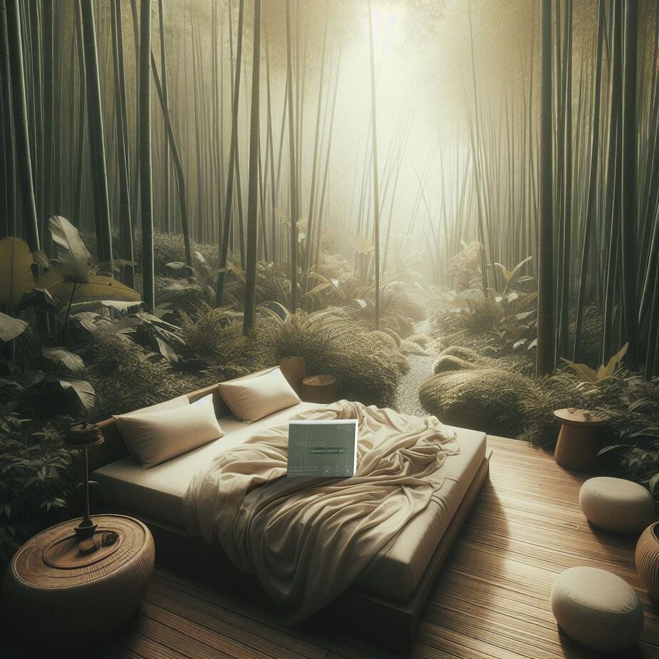 I Sleep Shop Natural Bamboo Sheet Set image number 0