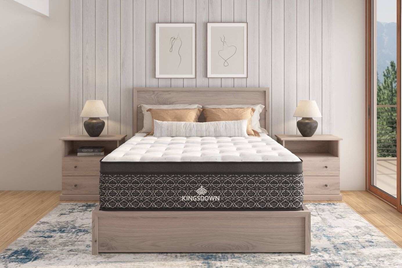 Kingsdown Gingerwood  Plush Euro-Top Mattress 15" image number 4