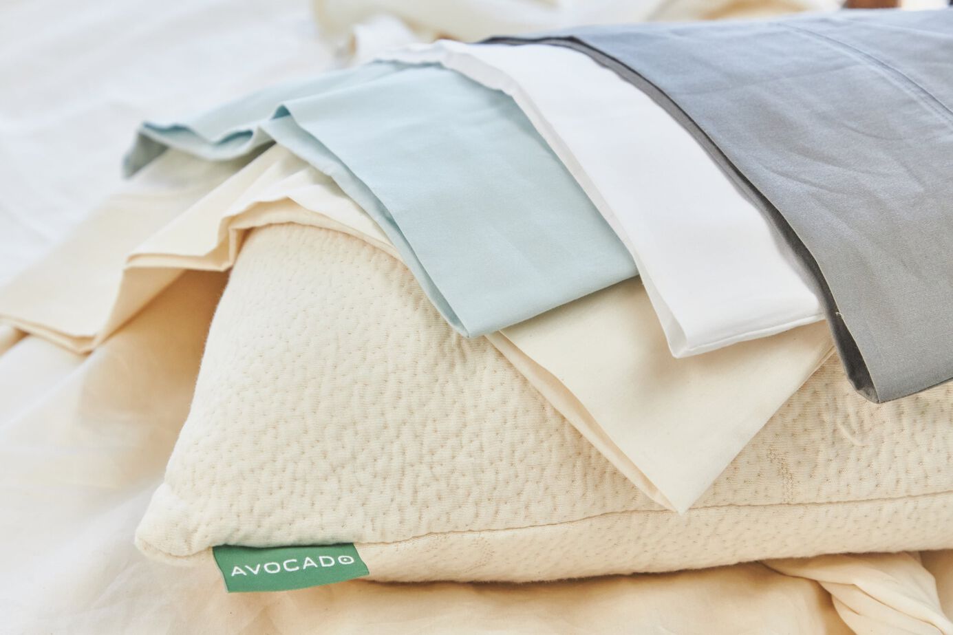 Avocado Organic Cotton 400 Thread Count Sheet Set image number 5