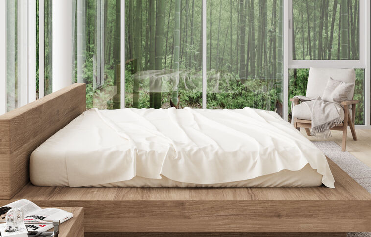 iSleep Shop Natural Bamboo Sheet Set image number 3